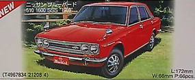 Hasegawa 1969 Nissan Bluebird 1600 SSS 4-Door Car Plastic Model Car Vehicle Kit 1/24 Scale #21208