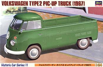 Hasegawa VW Type 2 Pickup Truck Plastic Model Truck Kit 1/24 Scale #21211