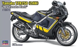 Hasegawa Yamaha TZR250 New Yamaha Black Plastic Model Motorcycle Kit 1/12 Scale #21743