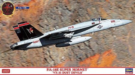 Hasegawa F/A-18E Super Hornet Dust Devil Plastic Model Airplane Kit 1/72 Scale #2424