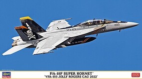 Hasegawa F/A18F Super Hornet VFA103 Jolly Rogers CAG 22'