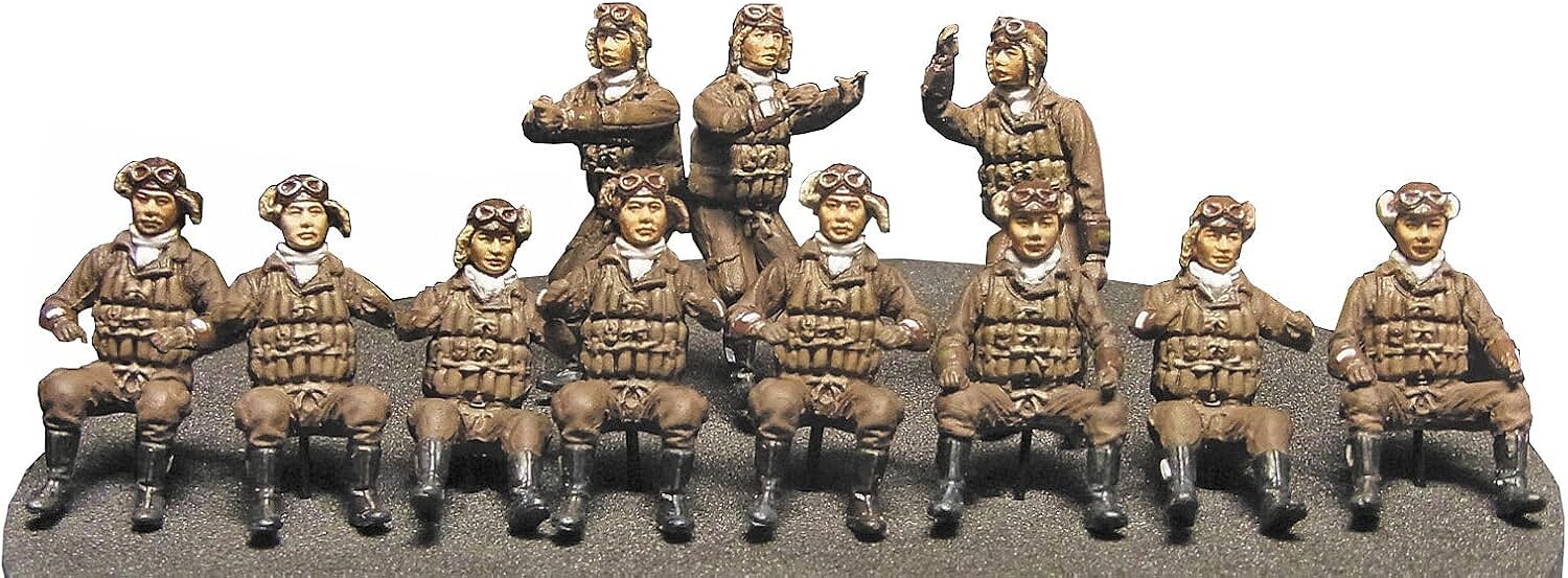 Soldiers, Figures Models & Kits NEW 1/48 Scale JAAF JNAF Japan Aircrew