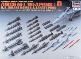 Hasegawa US Weapons D Bombs Plastic Model Military Weapons 1/48 Scale #36008