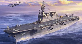 Hasegawa JMSDF DDH Hyuga Helicopter Destroyer Plastic Model Military Ship Kit 1/450 Scale #40154