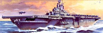 Hasegawa USS Essex Plastic Model Aircraft Carrier Kit 1/700 Scale #49707