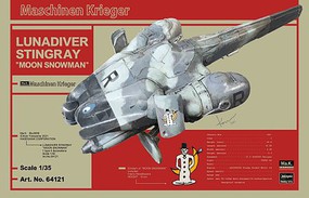 Hasegawa Krieger Lunadiver Stingray Moon Snowman Fighter