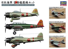 Hasegawa Japanese Navy Carrier-Based Aircraft Set