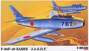 Hasegawa F86F40 Sabre JASDF Fighter Plastic Model Airplane Kit 1/32 Scale #8860