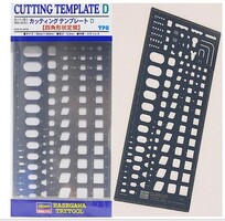 Hasegawa Scribing Template Square Shape Ruler Hobby and Plastic Model Measuring Tool #tp8