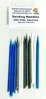 HObby-Stix Assorted Sanding Needles (3 each of 3 diff grits/Bag) Sanding Tool Sandpaper #400