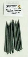 Hobby-Stix 150 Grit Coarse Sanding Needles (12/Bag)