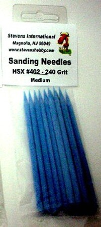 Hobby Stix 450 Sanding Sticks - 7 Different Grits Per Bag - Model Making & Craft Tools