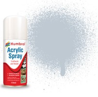 Humbrol 150ml Acrylic Metallic Aluminum Spray