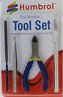 Humbrol Modeller's Small Tool Set (4 different) Hobby and Plastic Model Hand Tool Set #9150