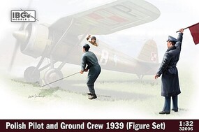 IBG 1/32 IBG Polish Pilot and ground crew 1939 Plastic Model Kit