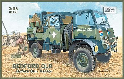 IBG Bedford QLB Bofors Gun Tractor Truck Plastic Model Military Vehicle Kit 1/35 Scale #35018