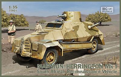 IBG Marmon-Herrington Mk I South African Recon Vehicle Plastic Model Recon Vehicle 1/35 #35021