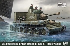 IBG 1/72 IBG Models Cromwell Mk IV British Tank (Hull type C) Deep Wading - Plastic Model Kit