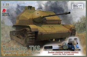 IBG 1/72 IBG TKS Tankette with 20mm Gun Qiuck Traks