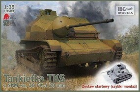 IBG 1/72 IBG TKS Tankette with 20mm Gun Starter Set