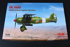 ICM CR.42AS WWII Italian Fighter-Bomber Plastic Model Airplane Kit 1/32 Scale #32023