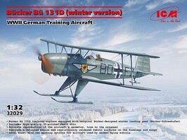 ICM 1/32 ICM Bucker Bu 131D Winter Version Plastic Model Kit