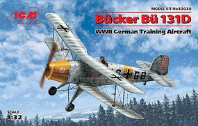ICM WWII German Bucker Bu11D Training Aircraft Plastic Model Airplane Kit 1/32 Scale #32030