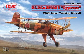 ICM WWII Japanese Ki86a/K9W1 Cypress Training Aircraft Plastic Model Airplane Kit 1/32 #32032