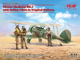 ICM Gloster Gladiator Mk.I w/Brit Pilot 1-32