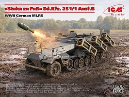 ICM 1/35 ICM Sd.Kfz.251 Halftrack w/MLRS Plastic Model Kit