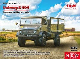 ICM German Unimog S 404 Military Truck Plastic Model Military Vehicle Kit 1/35 Scale #35135