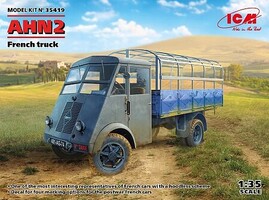 ICM AHN2 French Army 2-Ton Truck Plastic Model Military Vehicle Kit 1/35 Scale #35419