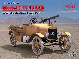 ICM WWI Australian Model T 1917 LCP Army Car Plastic Model Kit 1/35 Scale #35663