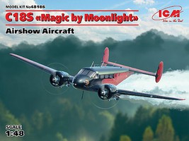 ICM C18S Magic by Moonlight Airshow Aircraft (JAN) Plastic Model Airplane Kit 1/48 Scale #48186