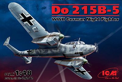 ICM WWII Do215B5 German Night Fighter Plastic Model Airplane Kit 1/48 Scale #48242