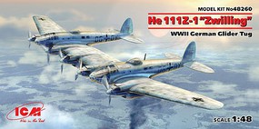 ICM German He111Z1 Zwilling Glider Tug Aircraft Plastic Model Airplane Kit 1/48 Scale #48260