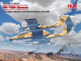 ICM US OV10D+ Bronco Attack/Observation Aircraft Plastic Model Airplane Kit 1/48 Scale #48301
