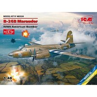 ICM US B-26B Marauder Bomber Plastic Model Airplane Kit 1/48 Scale #48320