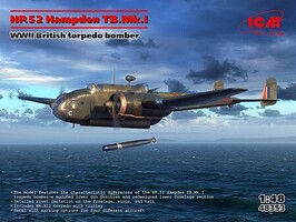 ICM 1/48 ICM HP.52 Hampden TB.Mk.I WWII British Torpedo Bomber