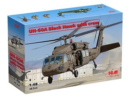 ICM uh-60A Black Hawk w/crew 1-48