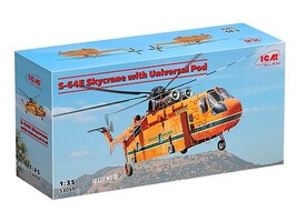 ICM 1/35 ICM Sikorsky S-64E Skycrane w/ Universal Pod Plastic Model Kit