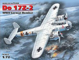 ICM WWII German Do17Z2 Bomber Plastic Model Airplane Kit 1/72 Scale #72304