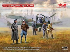 ICM WWII Luftwaffe Airfield Diorama (2 piece)