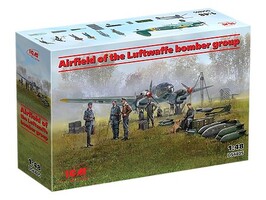ICM 1/48 ICM Airfield of the Luftwaffe bomber group Plastic Model Kit