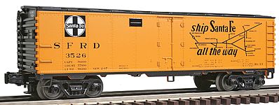 Industrail-Rail Reefer 3-Rl ATSF #3526 - O-Scale