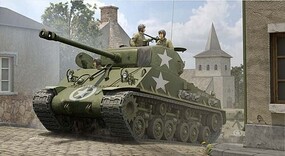 ILOVEKIT M4A3E8 Sherman Easy Eight Plastic Model Tank Kit 1/16 Scale #61615