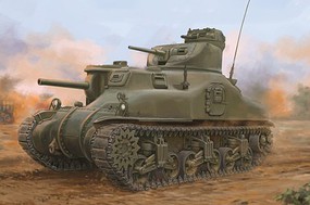 ILOVEKIT M3A1 Lee Medium Tank Plastic Model Military Vehicle Kit 1/35 Scale #63516