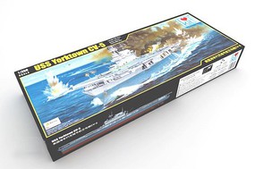 ILOVEKIT USS Yorktown CV-5 Aircraft Carrier Plastic Model Military Ship Kit 1/350 Scale #65301