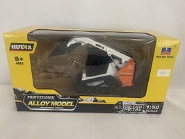 Imex Die Cast CRAWLER FORKLIFT-WHITE 1/50