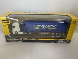 Imex Die Cast ALLOY CONTAINER TRUCK-BLUE 1/50